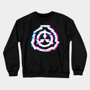 SCP Logo Insignia Glitch Crewneck Sweatshirt